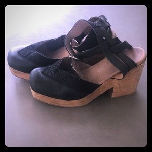 Free people wooden heels